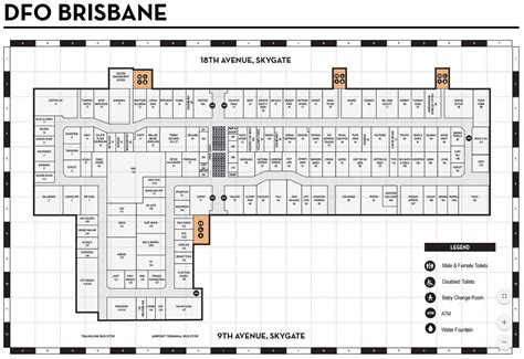 dfo brisbane store map.